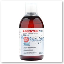 Argentum200 Srebro Koloidalne - 50 ppm (500 ml) - Tonik - 