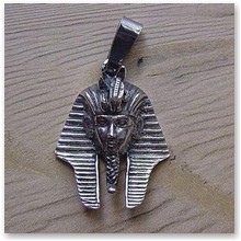 Wisior Faraon Tutenchamon Maska srebro  - 