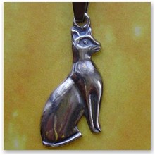 Wisior Kot Bastet srebro (ID.T/37.5) - 