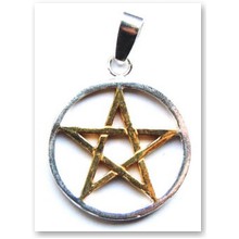Pentagram Gwiazda Z�ocona 2,8 cm (ID.T/38.3) - 