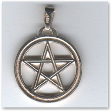 Pentagram srebro 3,0 cm (ID.T/38.2) - 