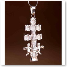 Wisior Krzy� z Caravaca srebro (T/68.3) - 