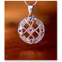 Wisior Krzy� Serca srebro (ID.T/73) - 