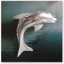 Broszka Delfin srebro (T/5.3) - 
