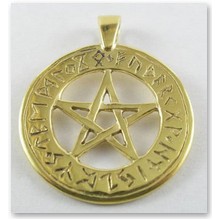 Pentagram runiczny (poz�acany) - 