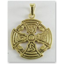 Krzy� Celtycki okr�g�y (poz�acany) - 