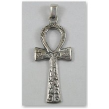 Krzy� ANKH z hieroglifami (srebro) - 