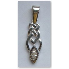 Wisior W�ze� Celtycki z markiz� (kamie�)  - 