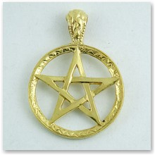 Pentagram tybeta�ski (poz�acany) - 