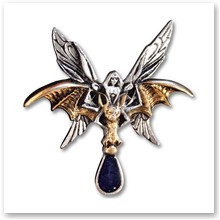 Wisior Je�dziec na nietoperzu - 