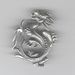 Broszka Smok srebro (ID.T/20.3) - 